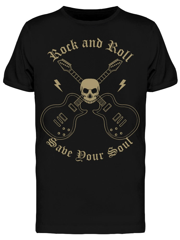 Rock And Roll Save Your Soul Tee Men's -Image by Shutterstock