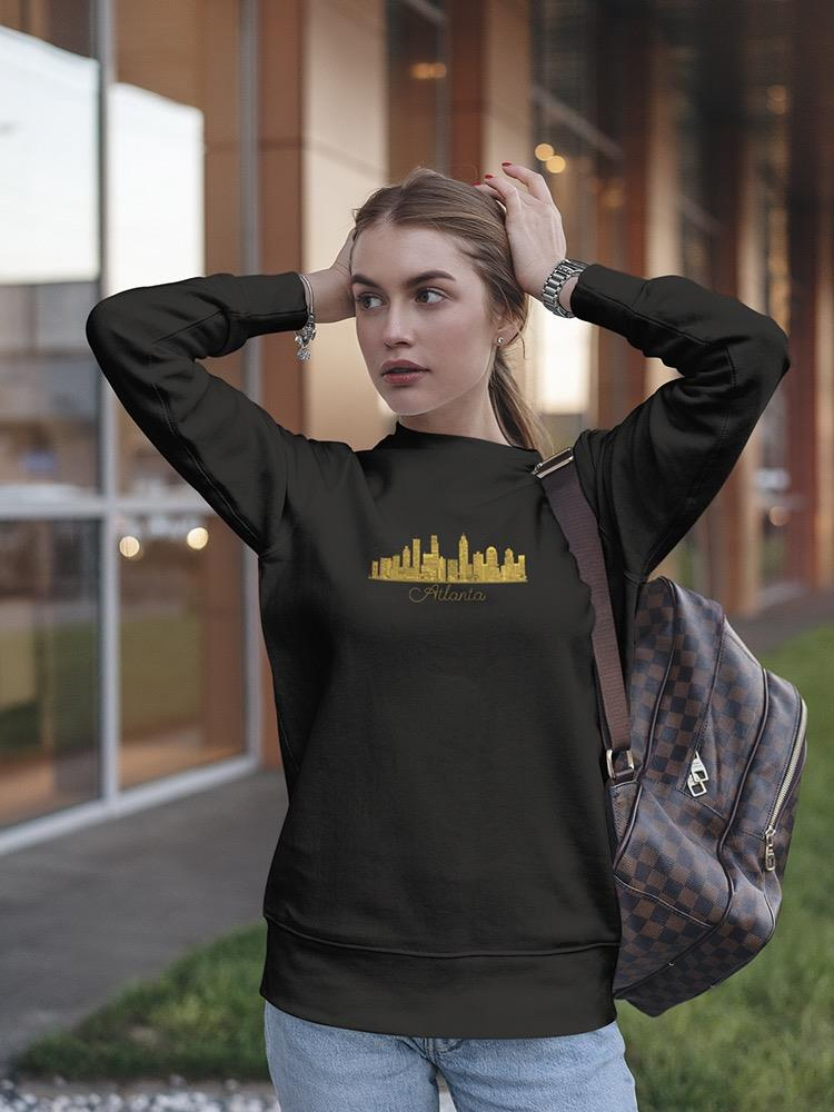 Atlanta Golden Outline Sweatshirt Women's -Image by Shutterstock