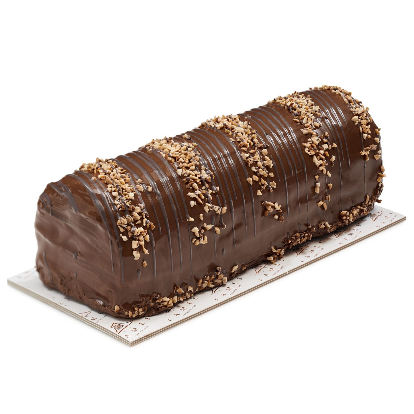 Fames Zebra Halva Dark Chocolate Log – Handcrafted With Deluxe Gift Box
