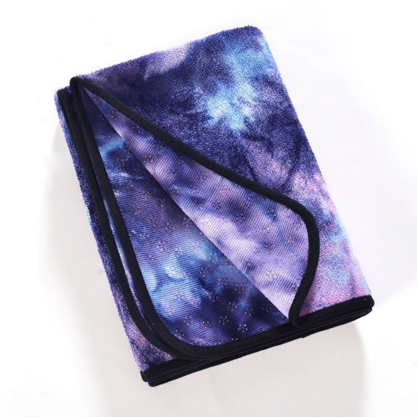 Tie Dye Yoga Mat Towel with Slip-Resistant Grip Dots
