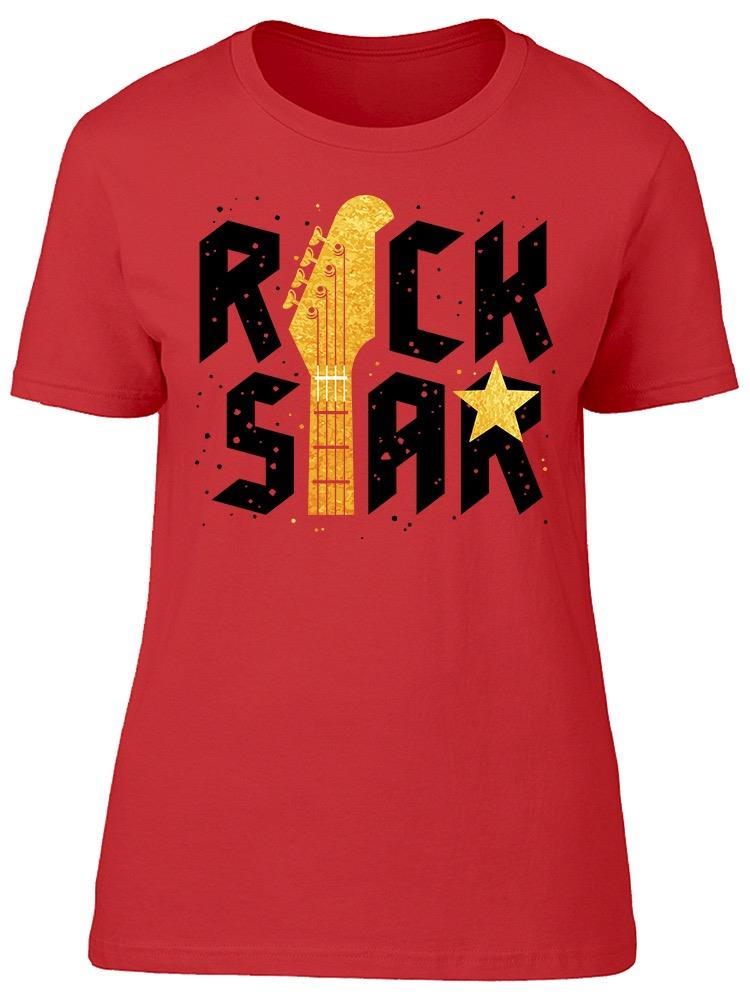 Typography Rock Star Tee Women's -Image by Shutterstock