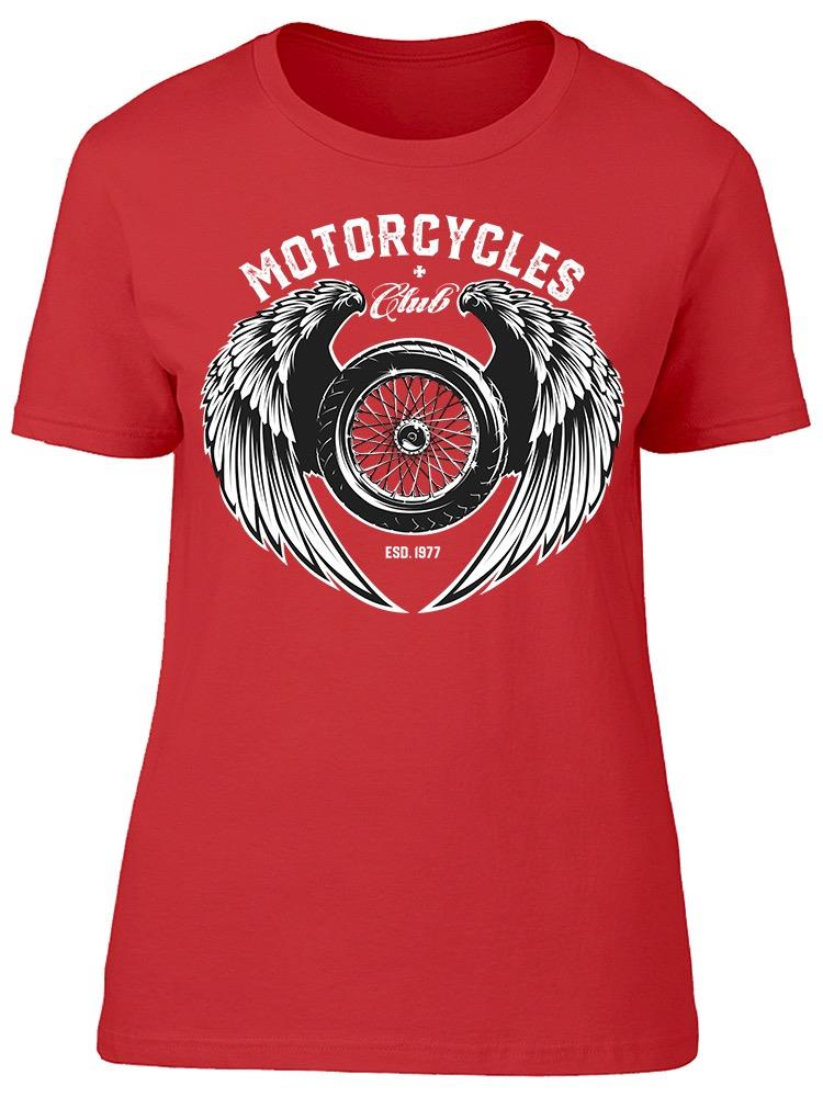 Motorcycles Club, Winged Wheel Tee Women's -Image by Shutterstock