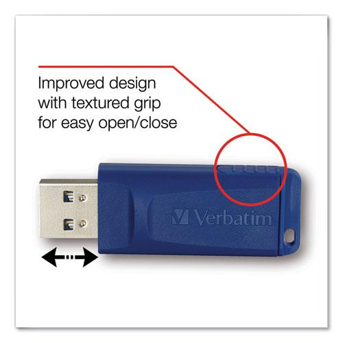 Verbatim 64GB Store 'n' Go USB Flash Drive Pack - 64 GB - USB - Blue, Green - Lifetime Warranty - 2 / Pack