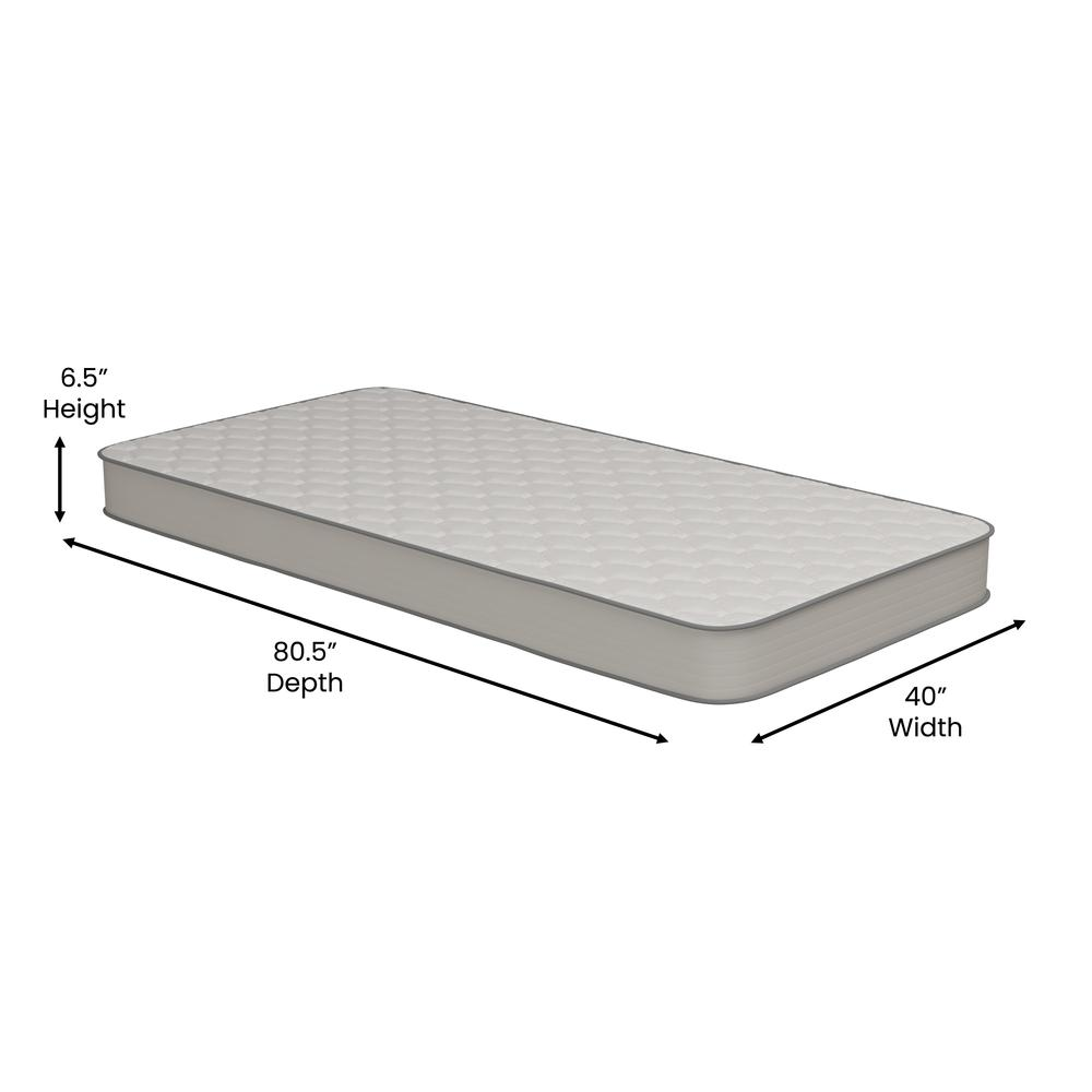 Capri Comfortable Sleep 6 Inch CertiPUR-US Certified Spring Mattress, Twin XL Mattress in a Box