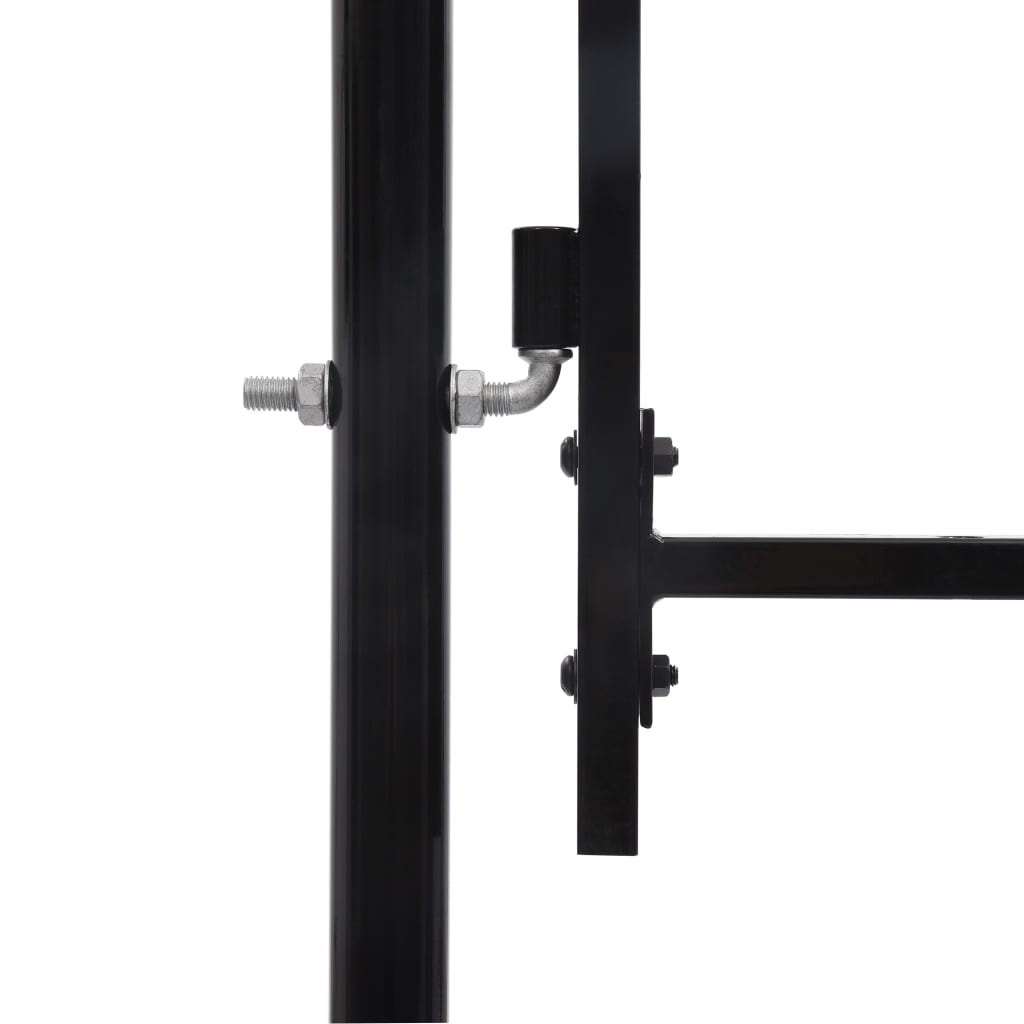vidaXL Single Door Fence Gate with Hoop Top 39.4"x29.5"