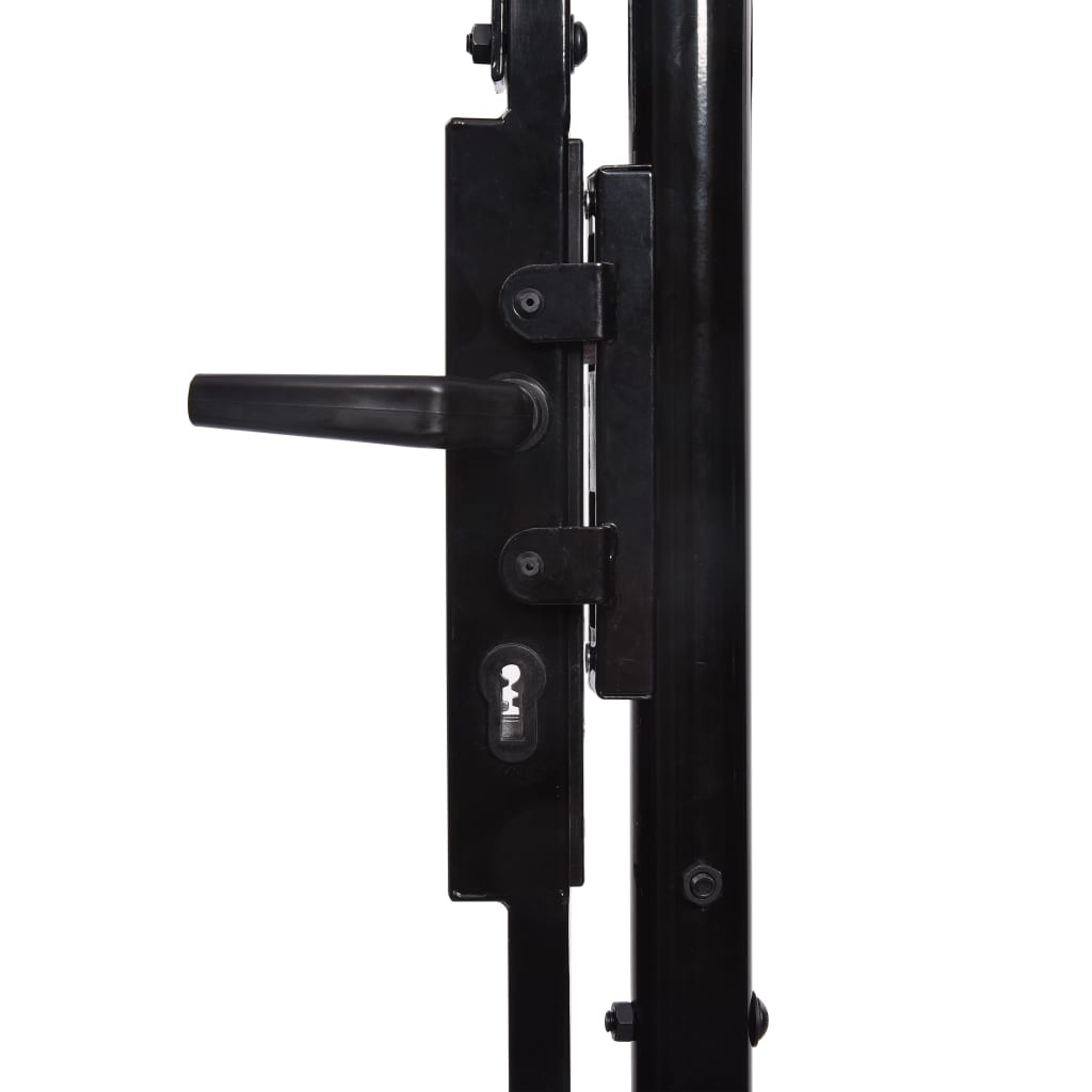 vidaXL Single Door Fence Gate with Hoop Top 39.4"x29.5"