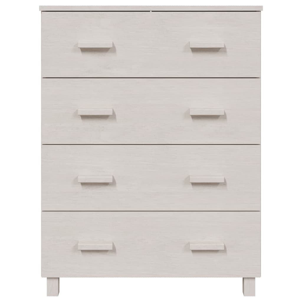 vidaXL Sideboard HAMAR White 31.1"x15.7"x40.7" Solid Wood Pine