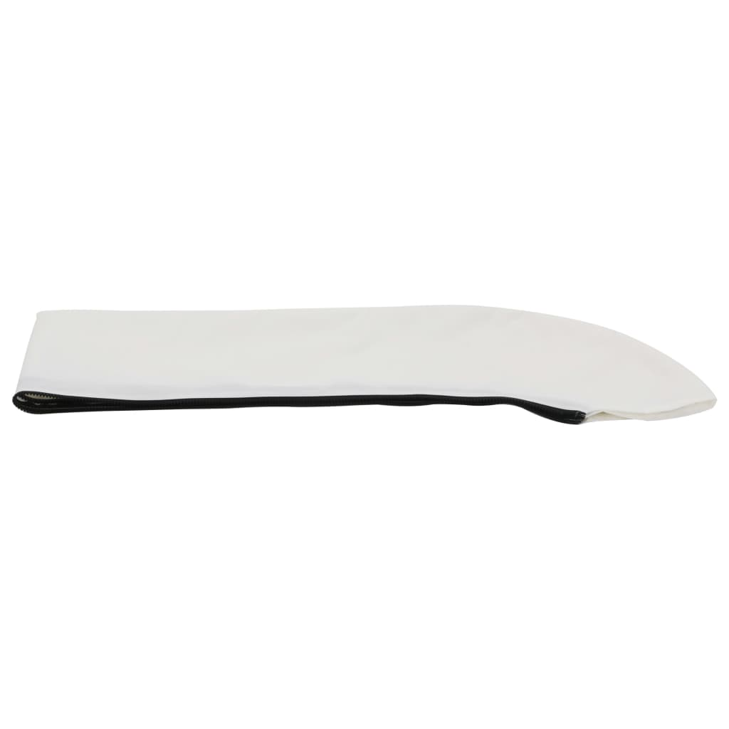 vidaXL 4 Bow Bimini Top White 95.7"x77.2"x53.9"