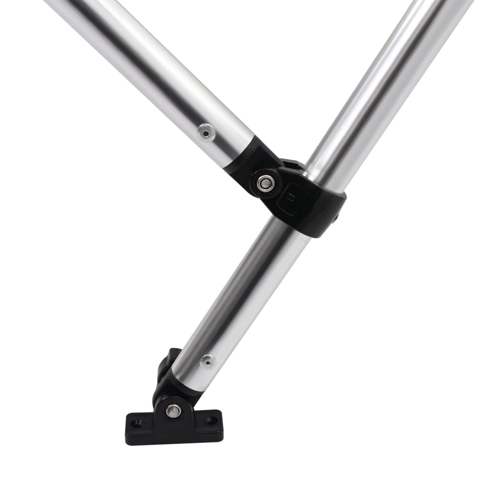 vidaXL 4 Bow Bimini Top Anthracite 95.7"x82.7"x53.9"