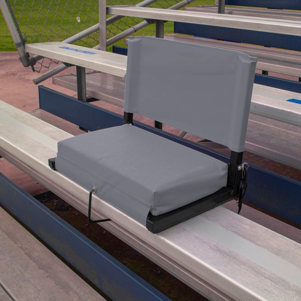 Stadium Chairs for Bleachers with Back Support