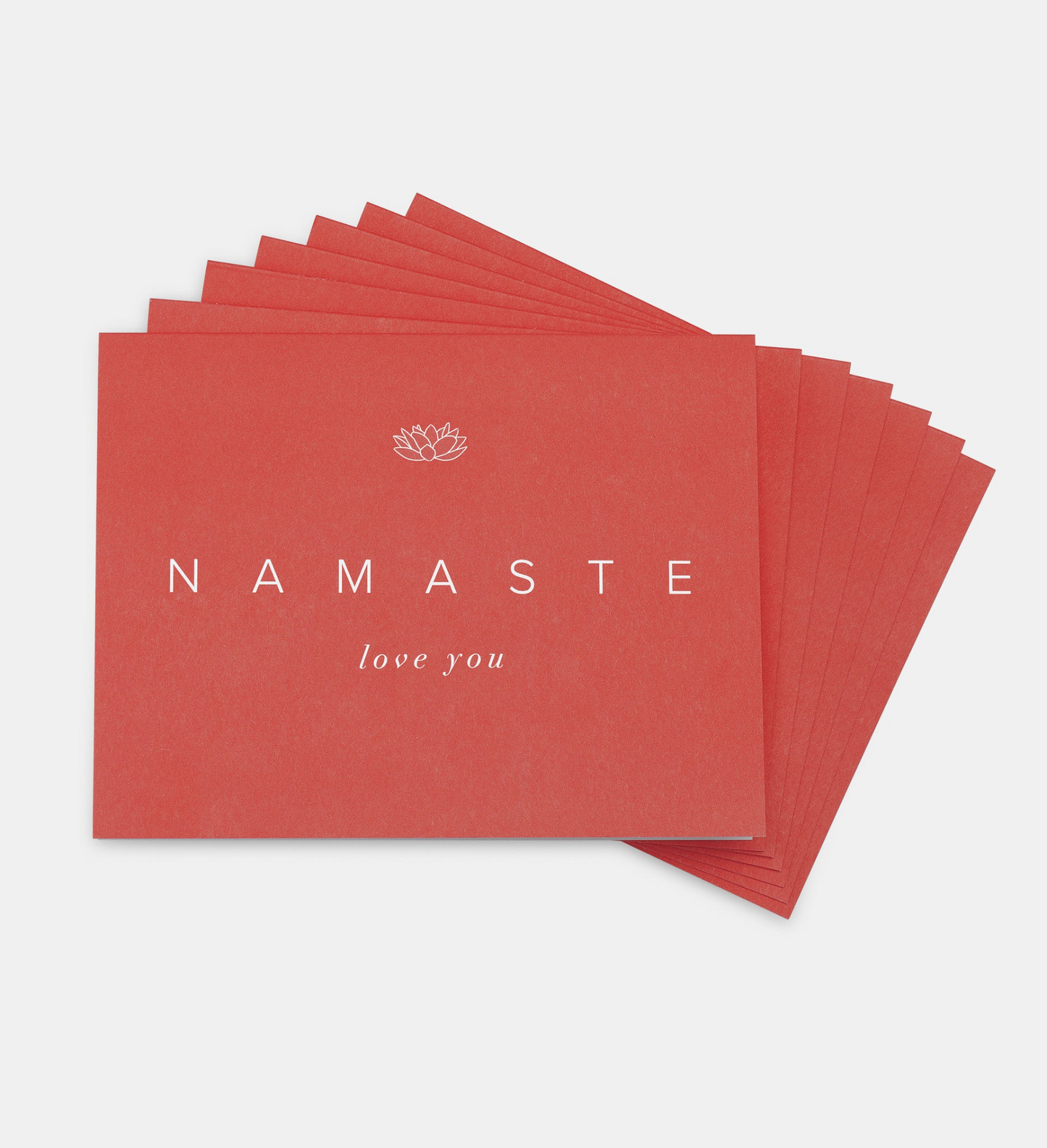 NAMASTE "Love You" Cards (Set of 7)