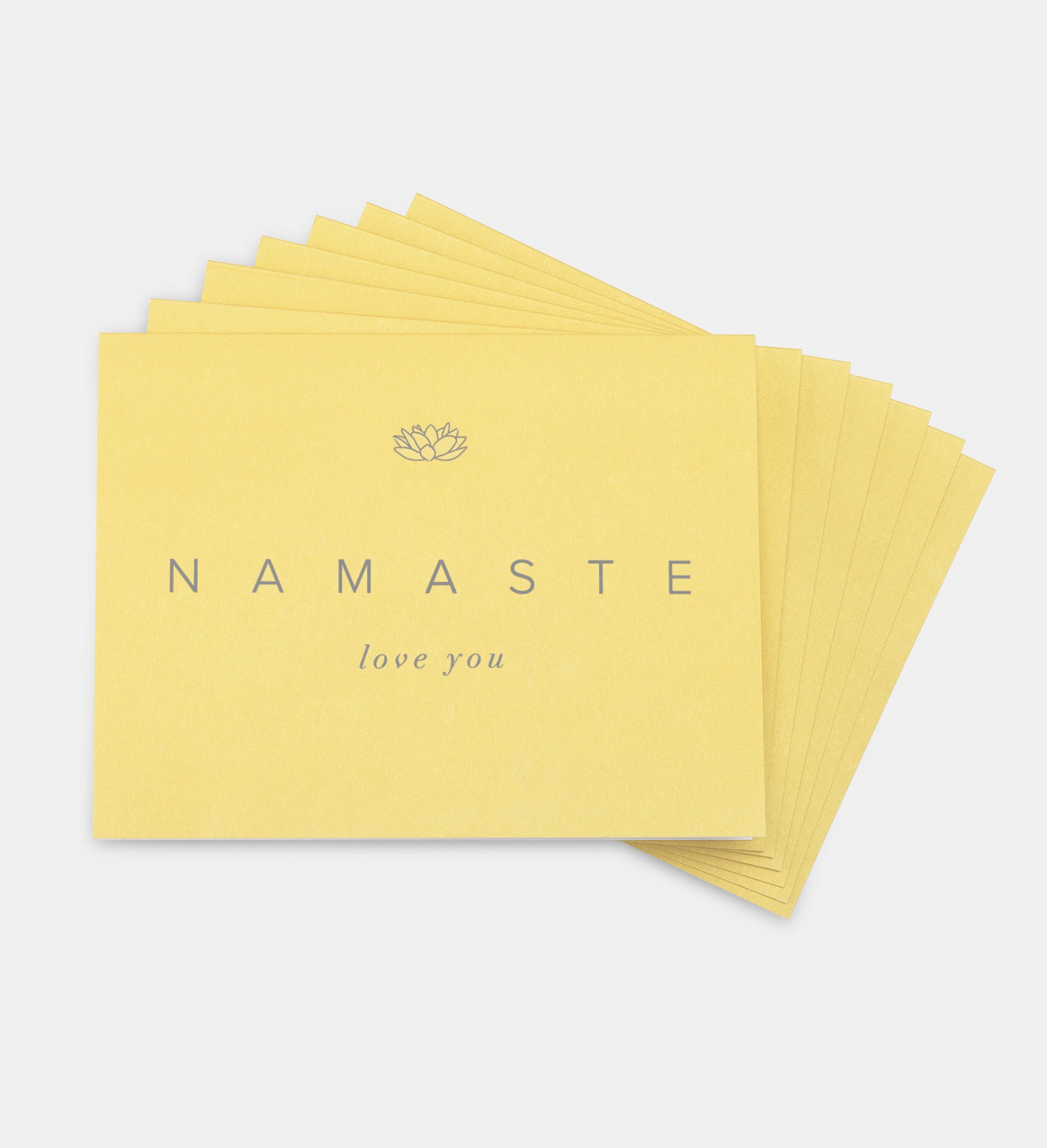 NAMASTE "Love You" Cards (Set of 7)