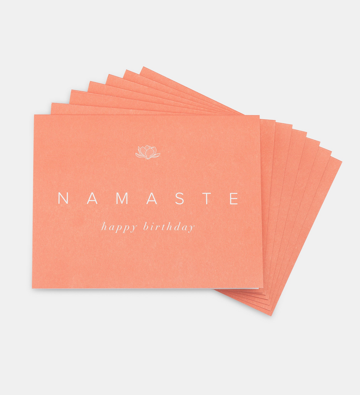 NAMASTE "Happy Birthday" Cards (Set of 7)