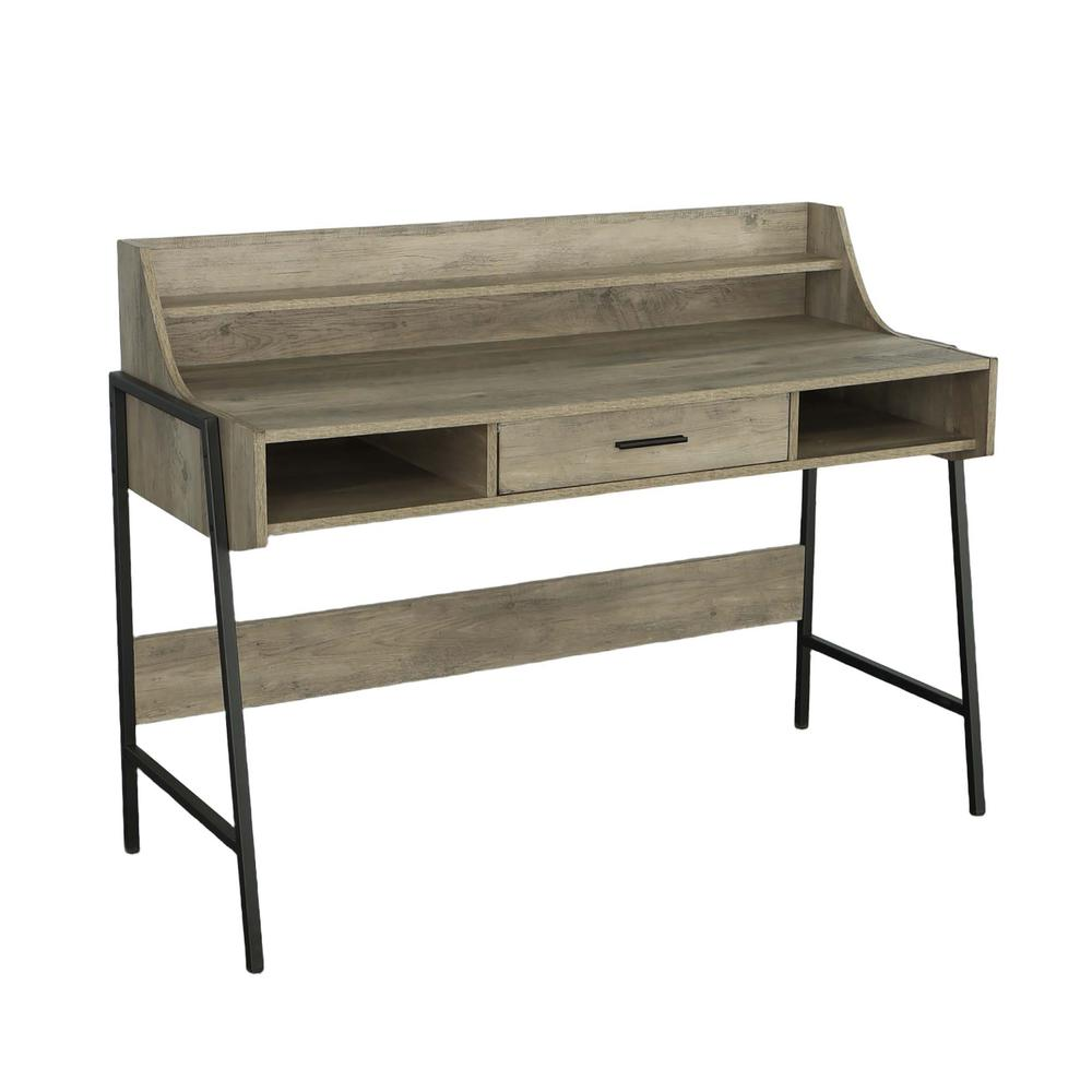 Accent Desk, Driftwood/Metal