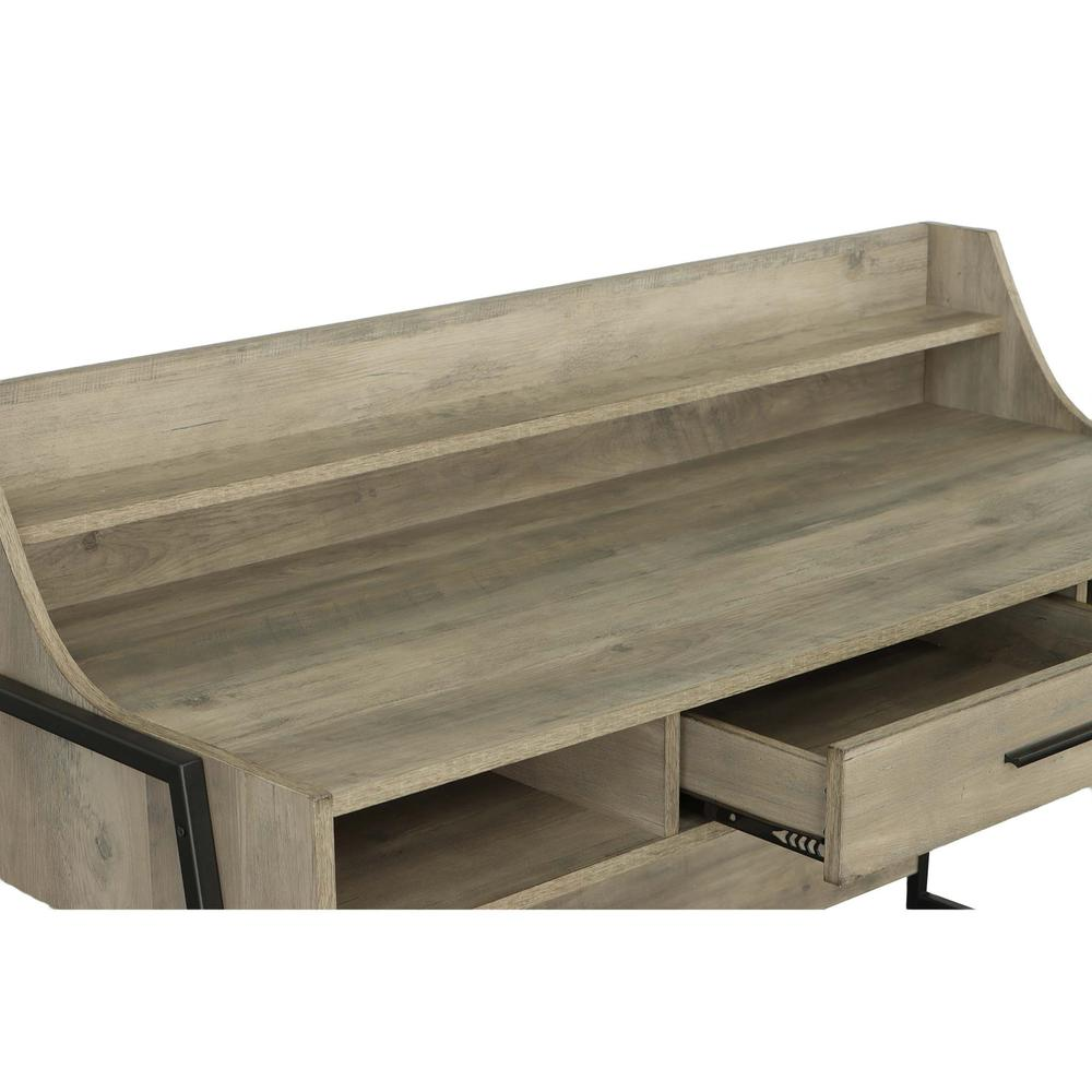 Accent Desk, Driftwood/Metal