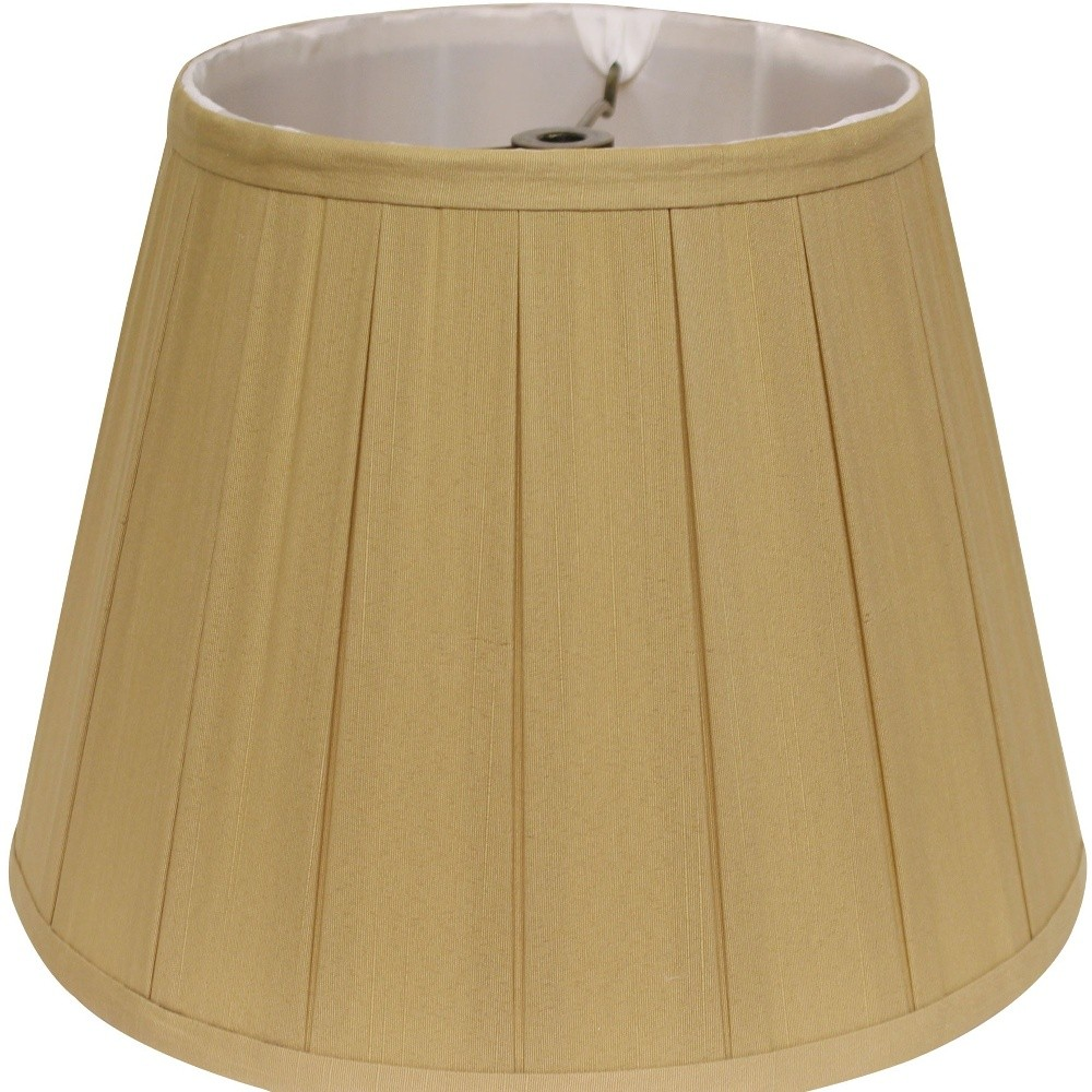 16" Primrose Slanted Crimped Box Shantung Lampshade