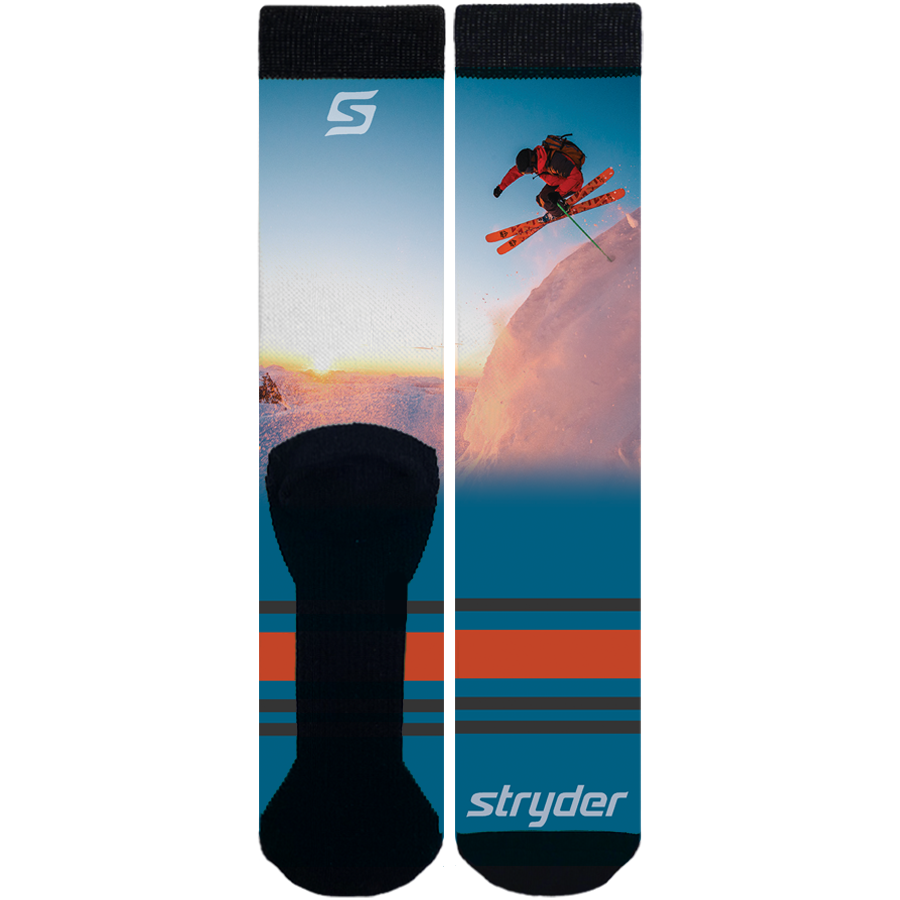 Skiing Sock Name Drop
