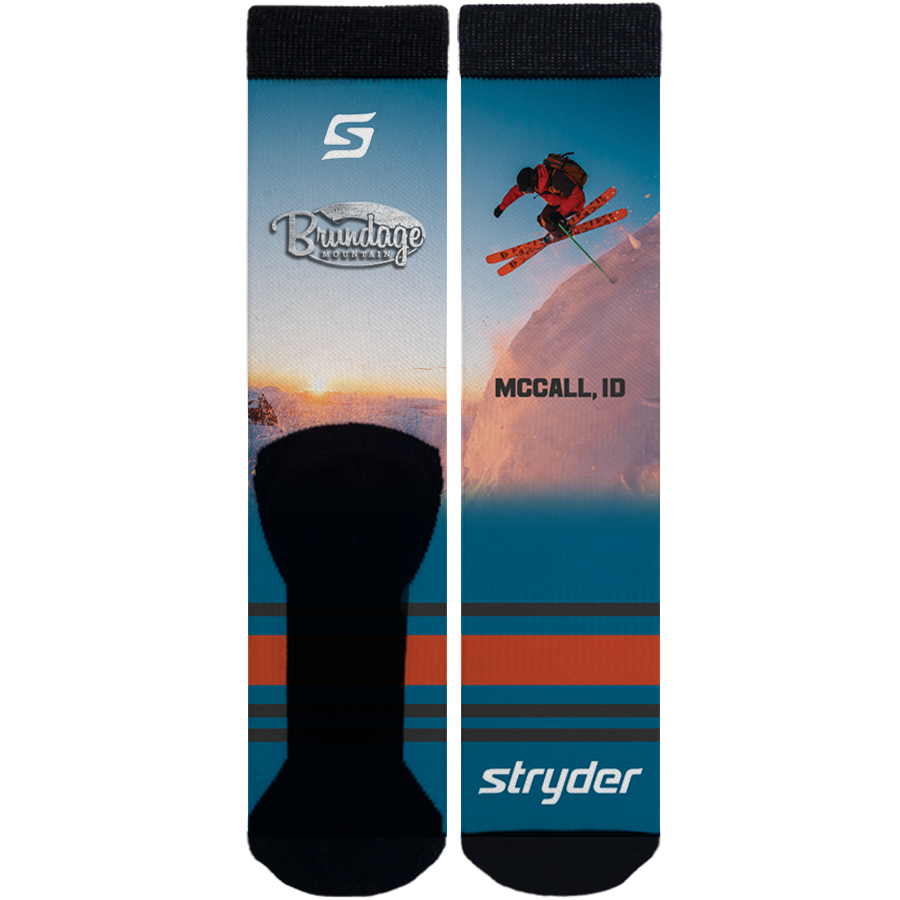 Skiing Sock Name Drop
