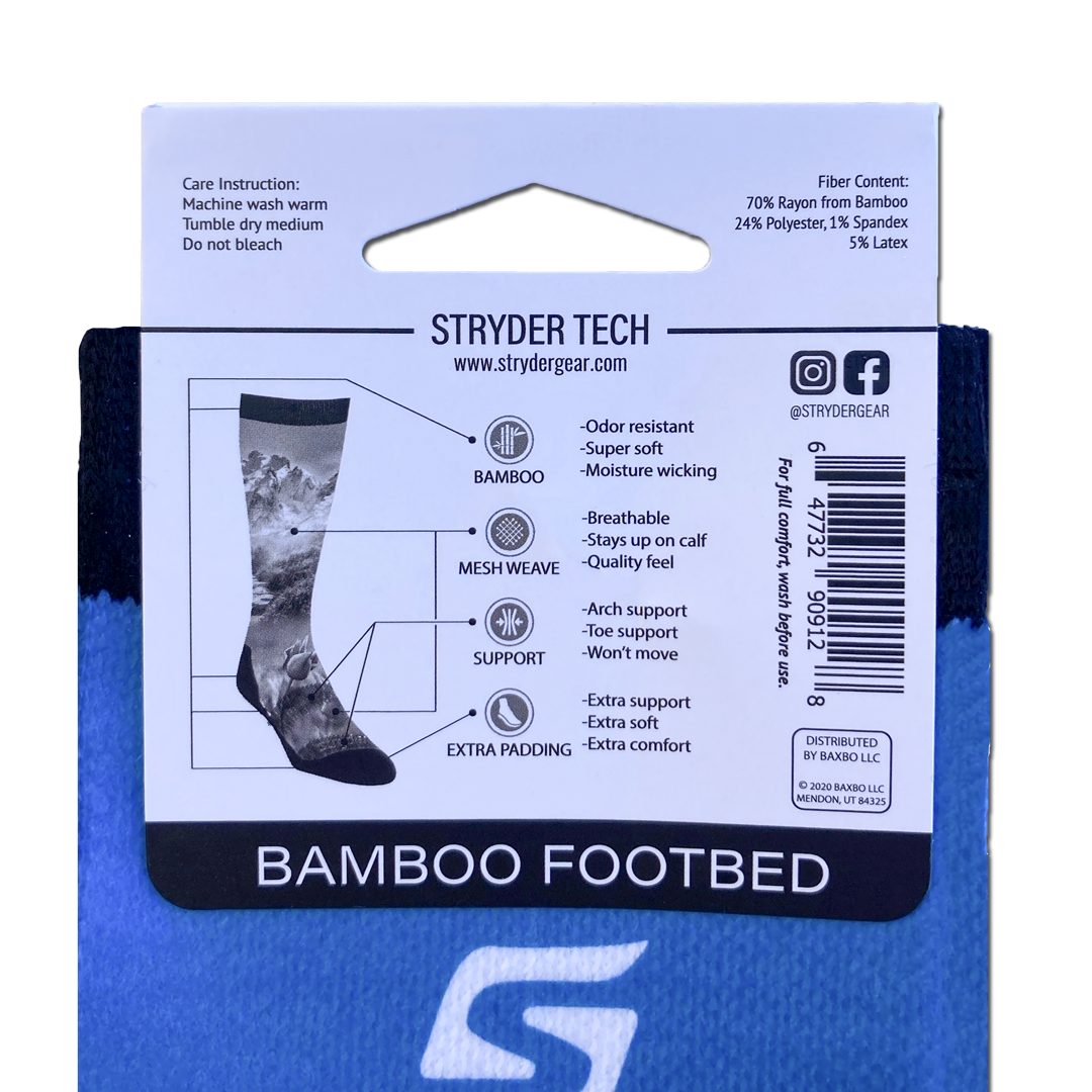 Skiing Sock Name Drop