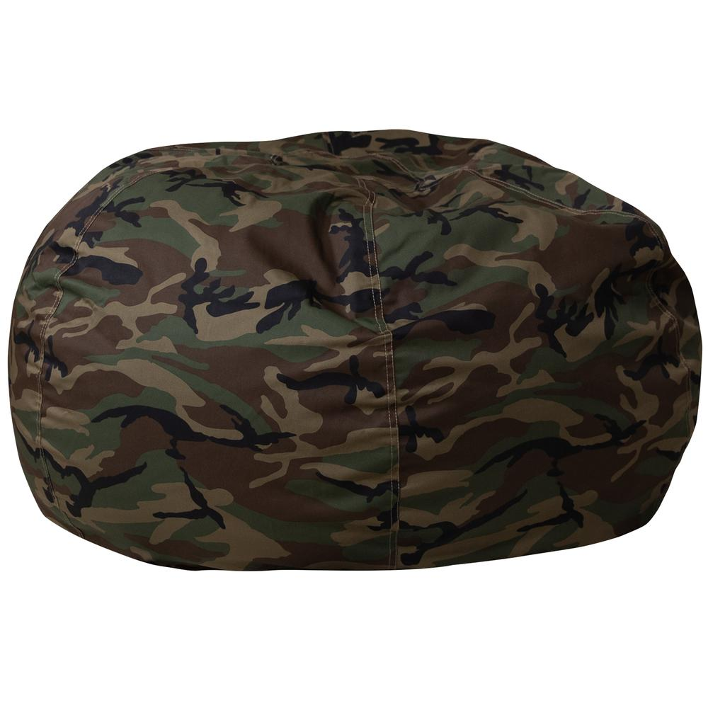 Oversized Camouflage Bean Bag Chair for Kids and Adults