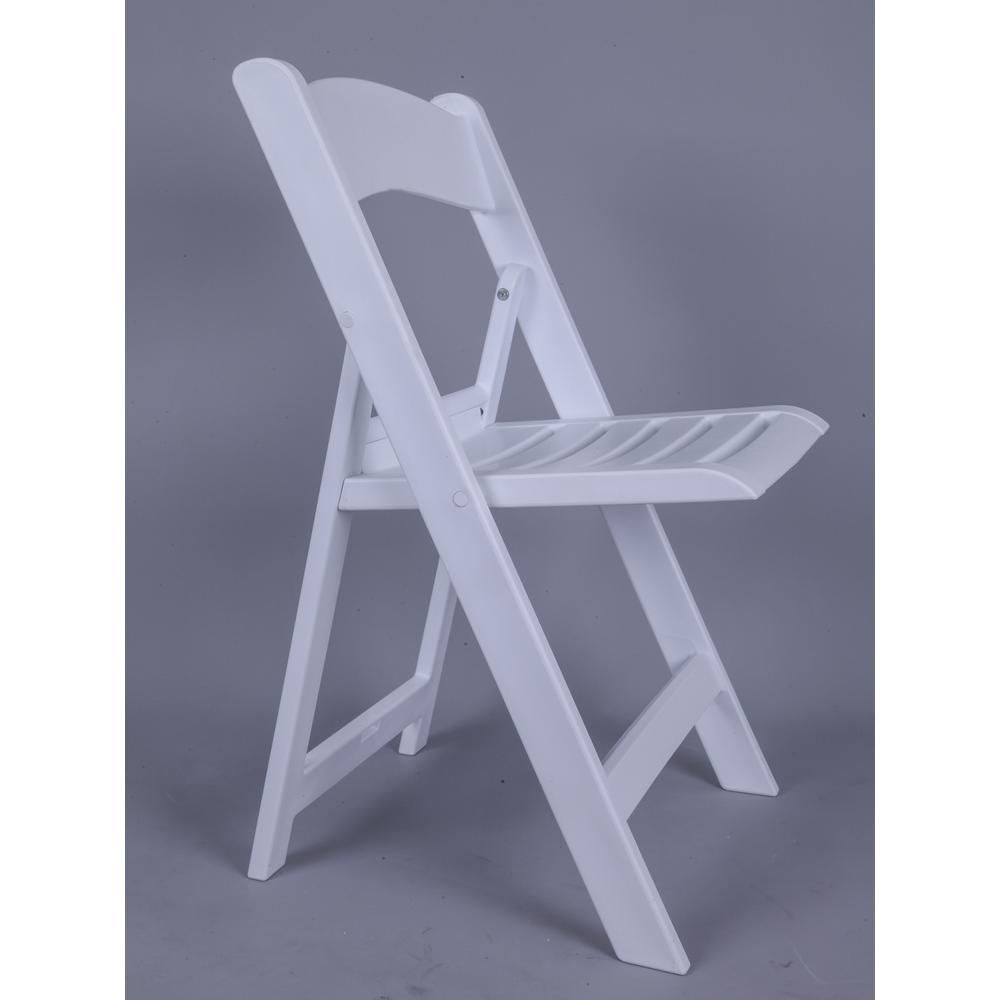 Commerical Seating Products Resin White Folding Chairs