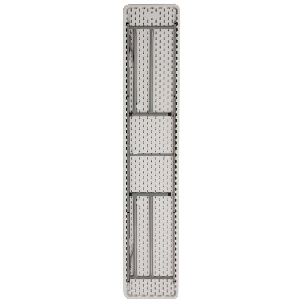 8-Foot Granite in White Plastic Folding Training Table