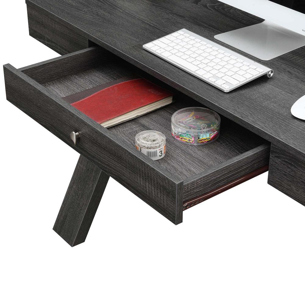 Newport 1 Drawer Desk, Weathered Gray