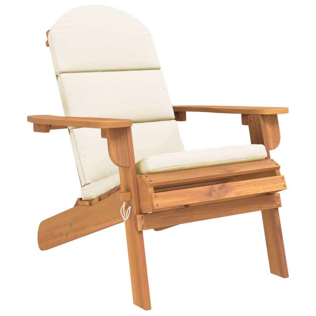 vidaXL 3 Piece Adirondack Patio Lounge Set Solid Wood Acacia