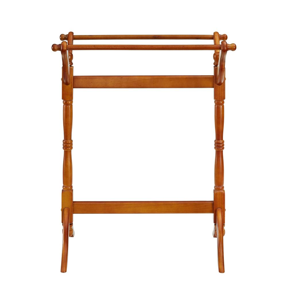 Oak Blanket/Quilt Rack