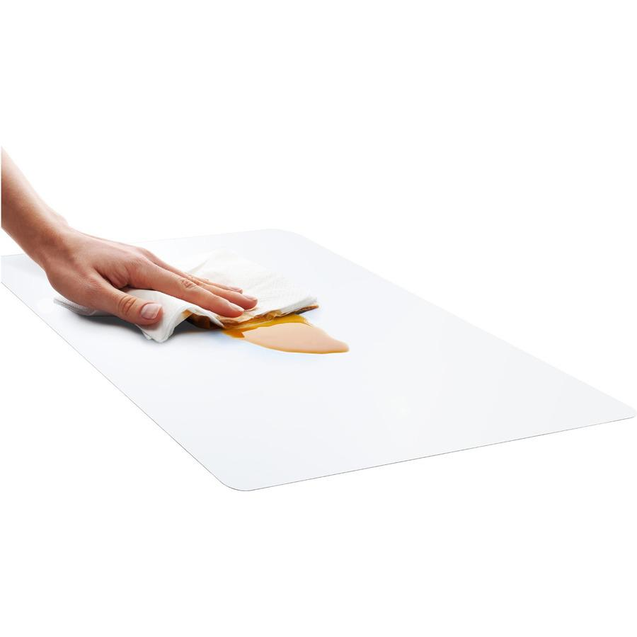 Desktex Polycarbonate Place Mats (set of 4) - 12" x 18" - Protects surfaces from scratches, scuffs, spills and heat damage.