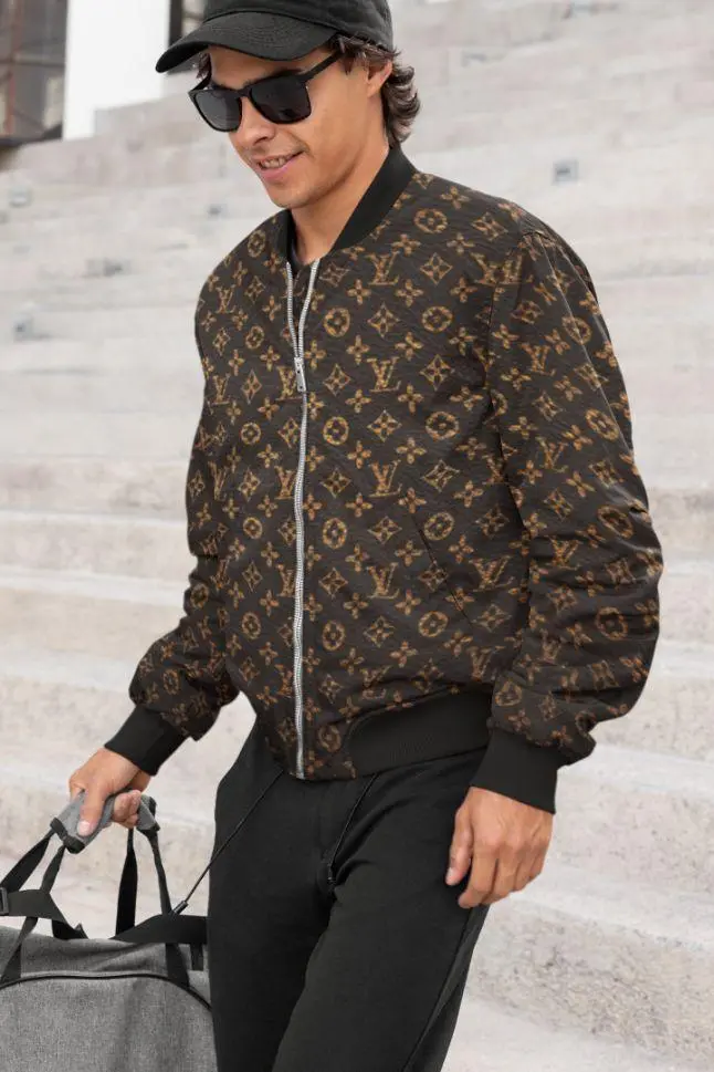 Pegged LV Bomber Jacket