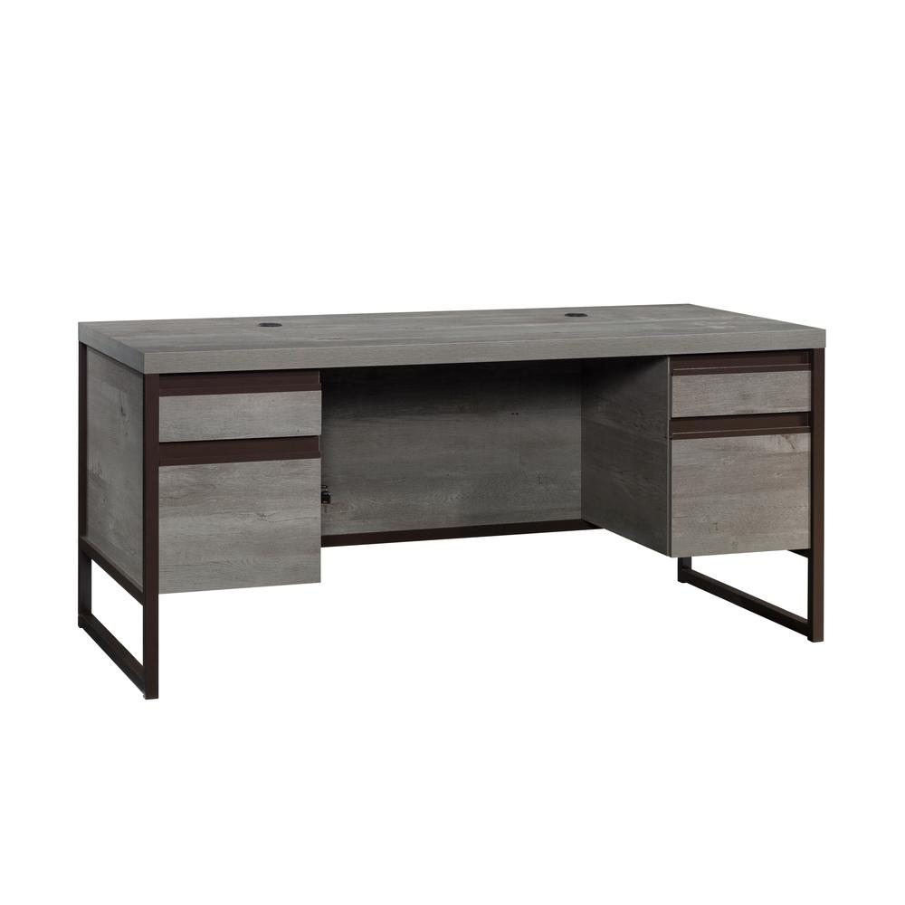 Manhattan Gate 66" Executive Desk Mystic Oak