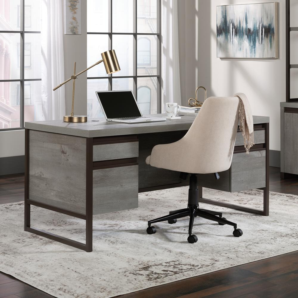 Manhattan Gate 66" Executive Desk Mystic Oak