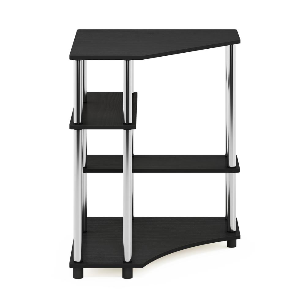 Furinno Turn-N-Tube Space Saving Corner Desk with Shelves