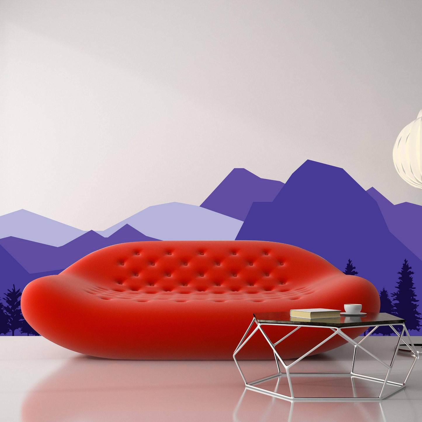 Majestic Mountain Wall Decal - Enhancing Visual Appeal with Nature Inspired Design