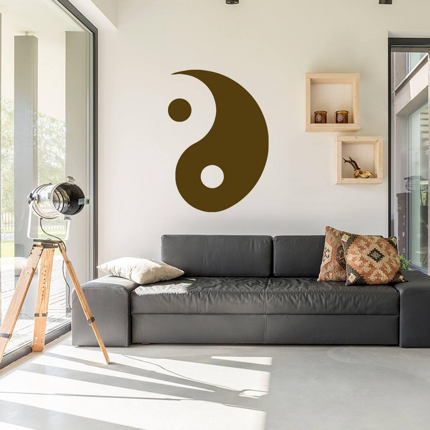 Prismatic Mandala Zen Balance Wall Decal - Tranquil Symbol For Wall Decor