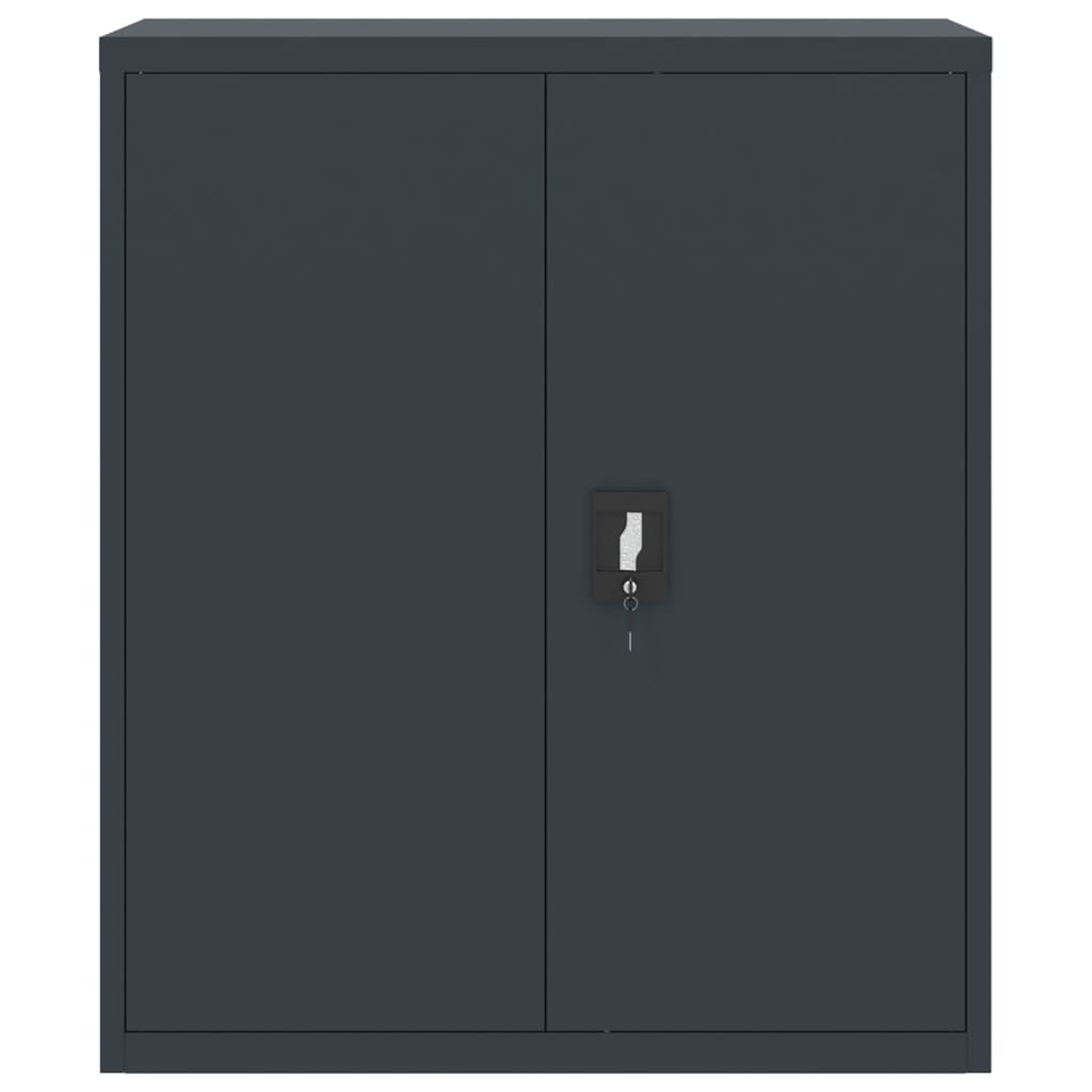 vidaXL File Cabinet Anthracite 35.4"x15.7"x41.3" Steel