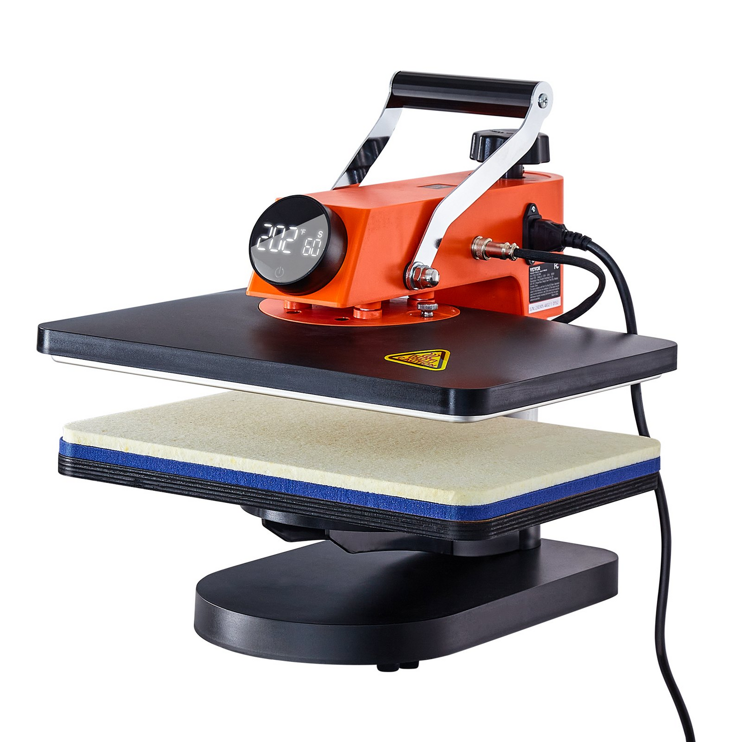VEVOR Heat Press Machine - 6 in 1 Heat Press Sublimation Machine for DIY T-Shirts/Hats/Mugs/Heat Transfer Projects, 12x15 Multifunction Swing Away Heat Press with 360° Rotation/Mica Heating/Knob-style