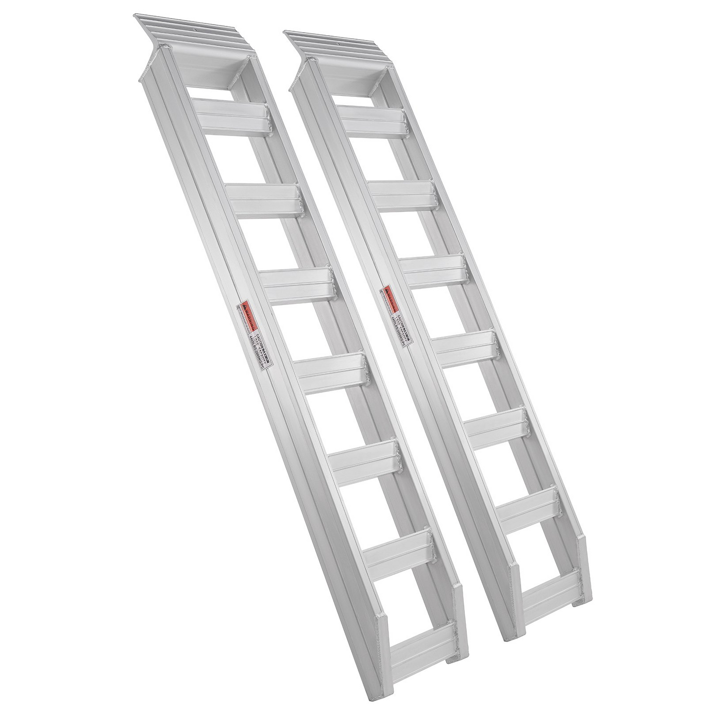 VEVOR Aluminum Ramps, 8810 lbs, Heavy-duty Ramps with Top Hook Attaching End, Universal Loading Ramp for Motorcycle, Tractor, ATV/UTV, Trucks, Lawn Mower, 72"L x 15"W, 2Pcs