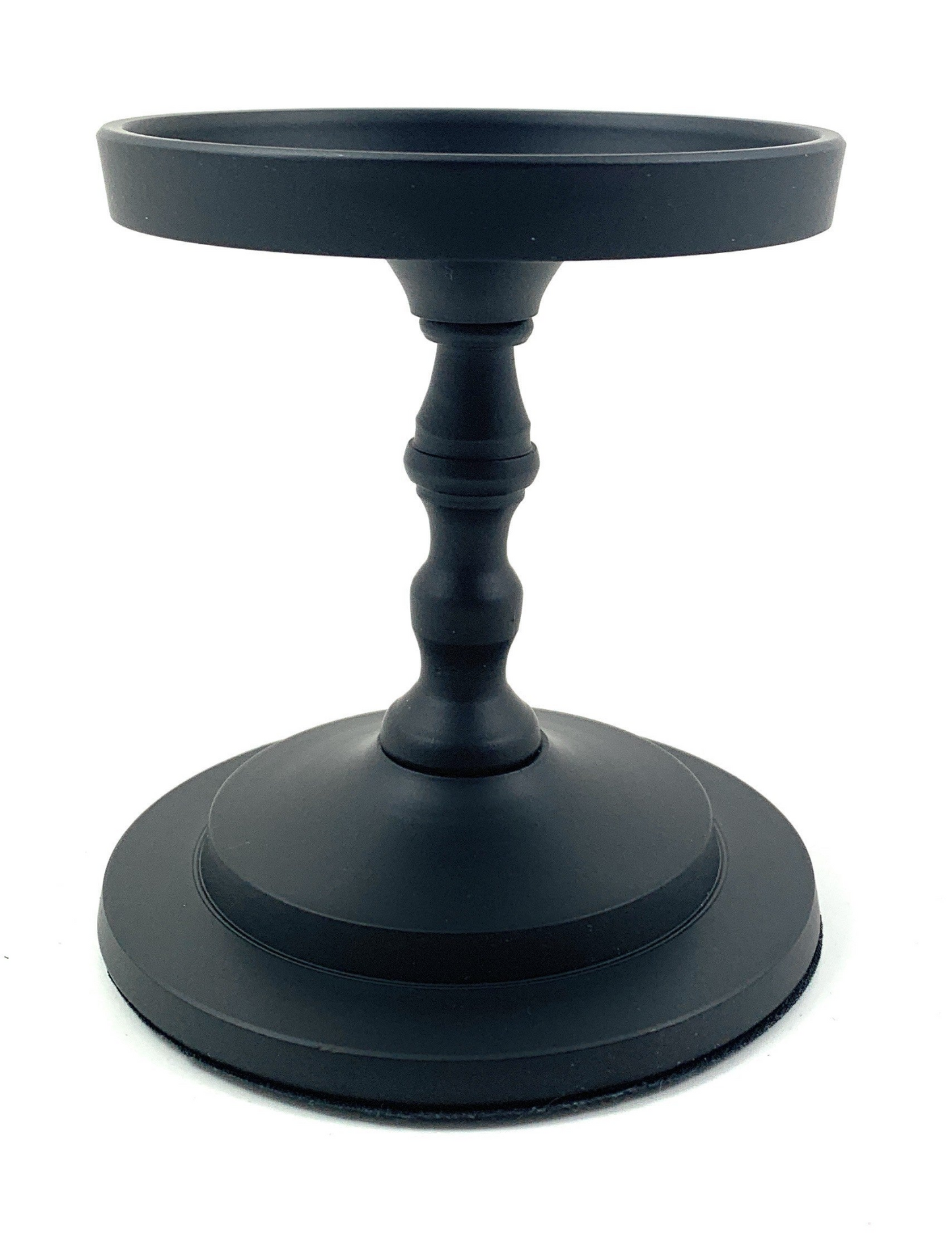 Vibhsa Pillar Candle Holder - Matte Black (4.5"H)