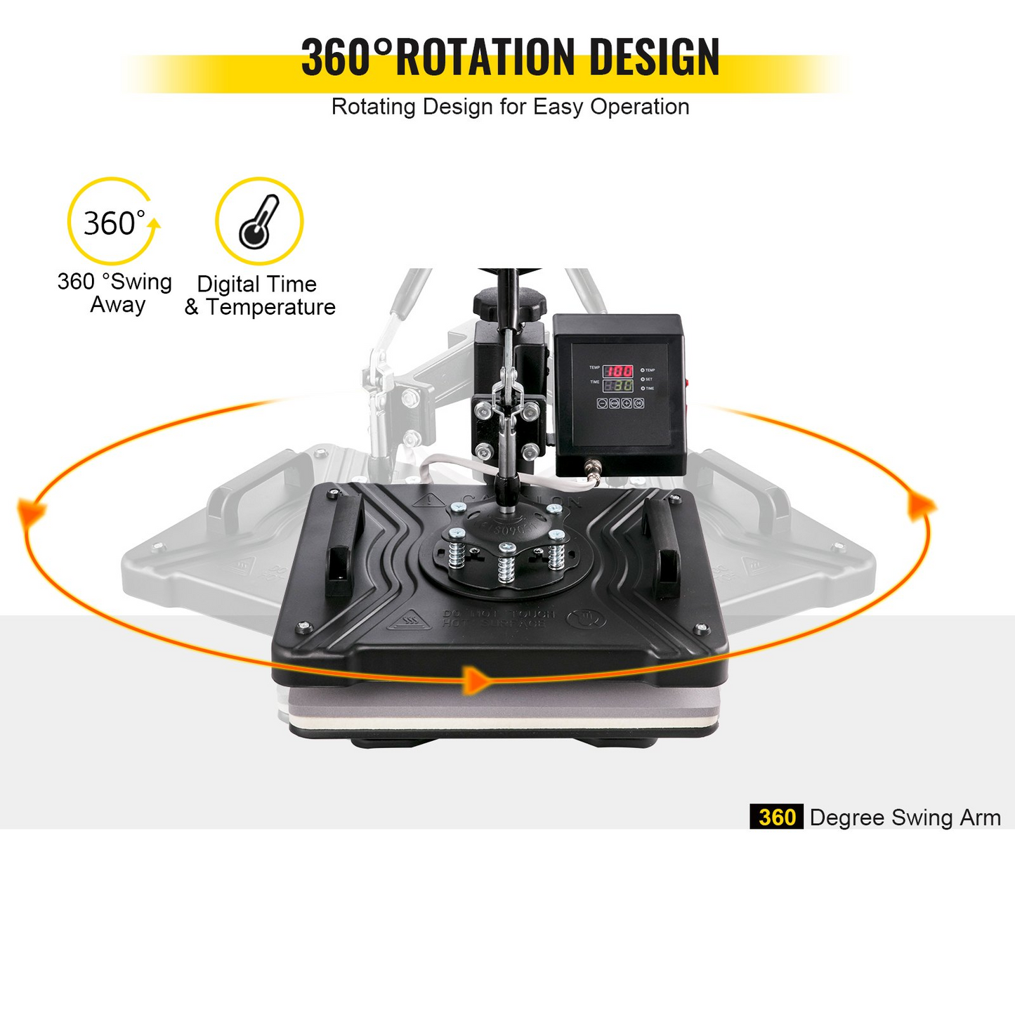 8 In 1 Heat Press 12"x15" Sublimation Machine +14" Vinyl Cutter Cutting Plotter