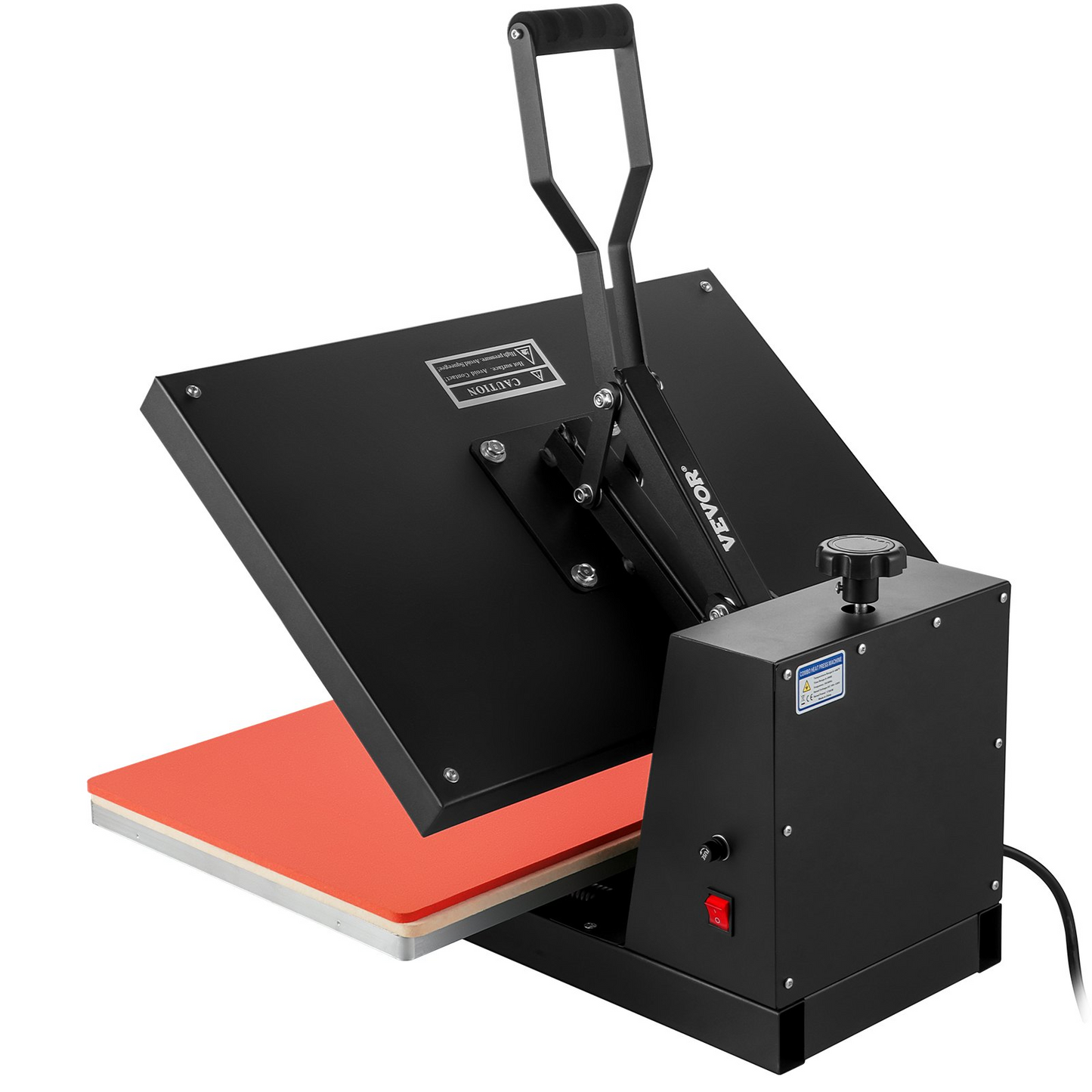 VEVOR Heat Press 16x24, 1700W Power Heat Press Machine, Fast Heating, High Pressure Heat Press Machine for T-Shirt, Digital Industrial Sublimation Printer for Heat Transfer Vinyl, Easy to Use, Black