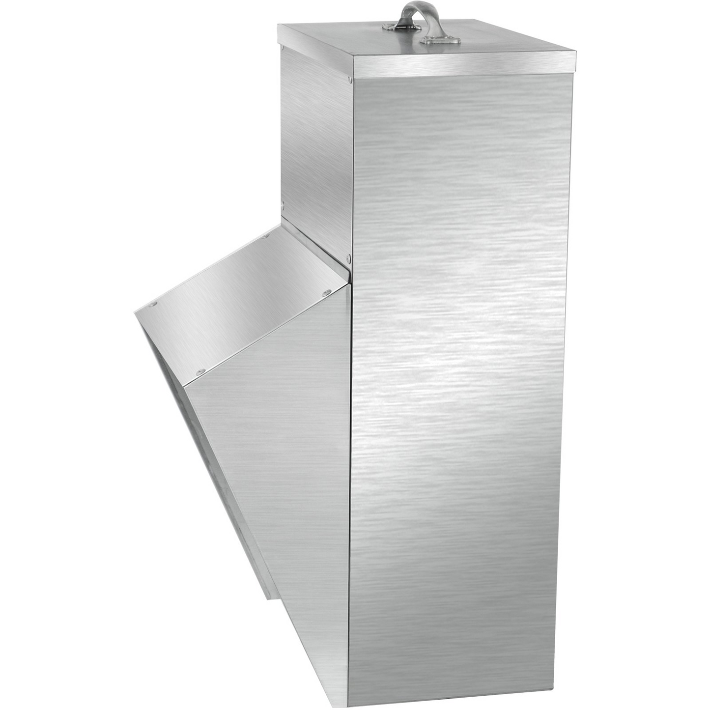 VEVOR Galvanized Poultry Feeder Holds 11.5lbs of Feed Chicken Feeders No Waste 6.3x8.3x12.9in Hanging Chicken Feeder with Lid Weatherproof Outdoor Coop Food Dispenser for Duck