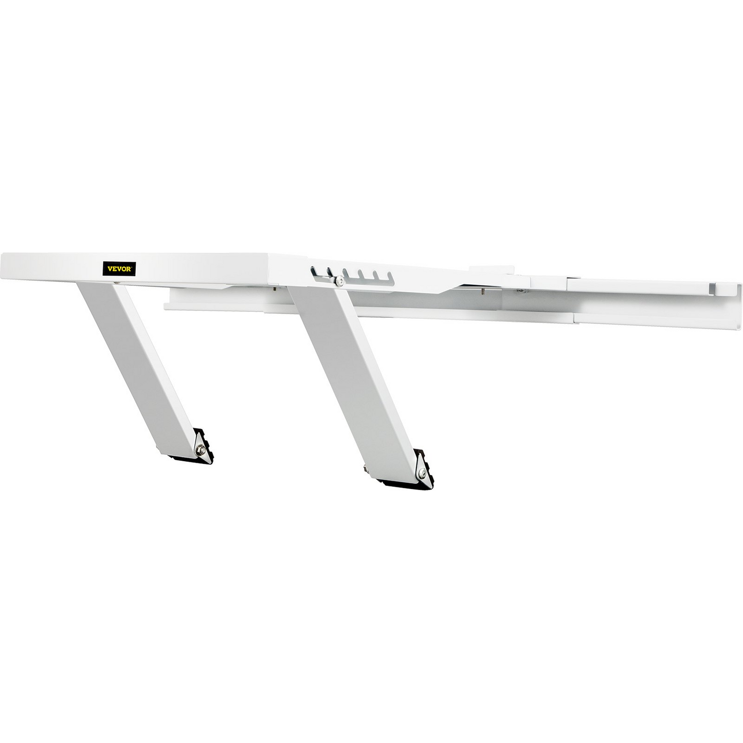 VEVOR Air Conditioner Support Bracket, Max. 220 lbs Load Capacity, Heavy Duty Steel Construction AC No Drilling Easy Installation, Fits Single or Double Hung Windows, Home and RV, White
