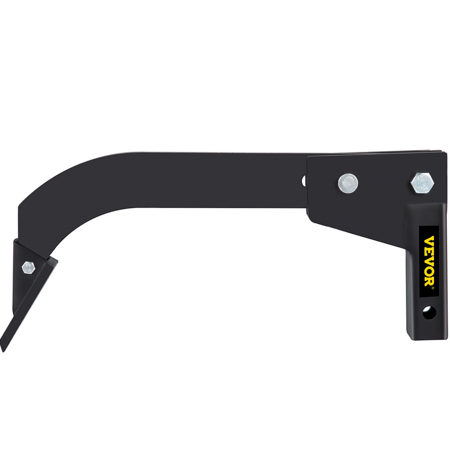 VEVOR Hitch Mounted Ripper, 18" Shank Length Box Scraper Shank, 4 Hole Site Box Blade for Tractor, 2 Locating Pins Ripper Shank, 2 Plough Tips Box Blade Shank Teeth