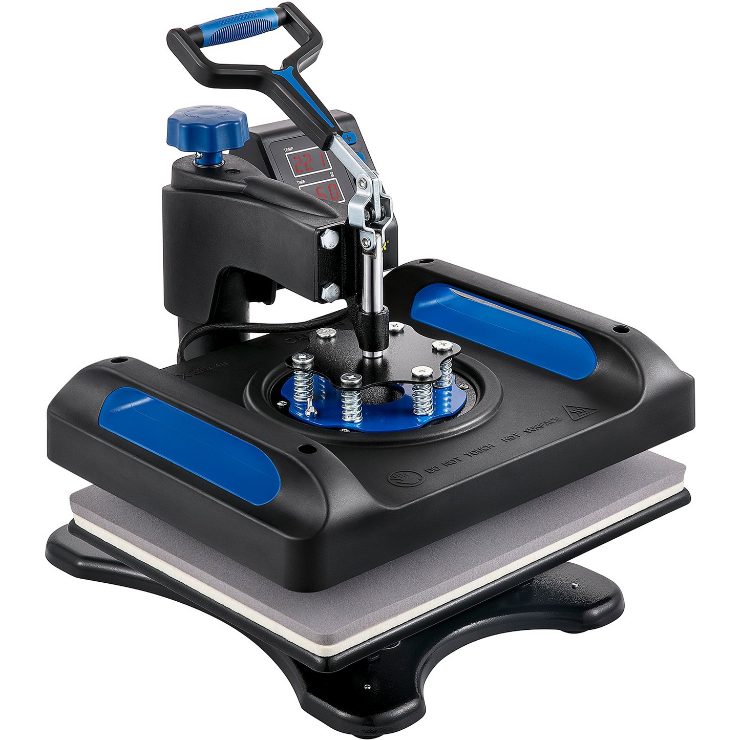 VEVOR Heat Press Machine 12x15, 800W Heat Press for Sublimation 5 in 1 Combo, Dual Digital Heat Press Transfer, Uniform Heat, Anti-Scald Cover, Vinyl Transfer Printer for T Shirts Mug Cap Plate, Blue