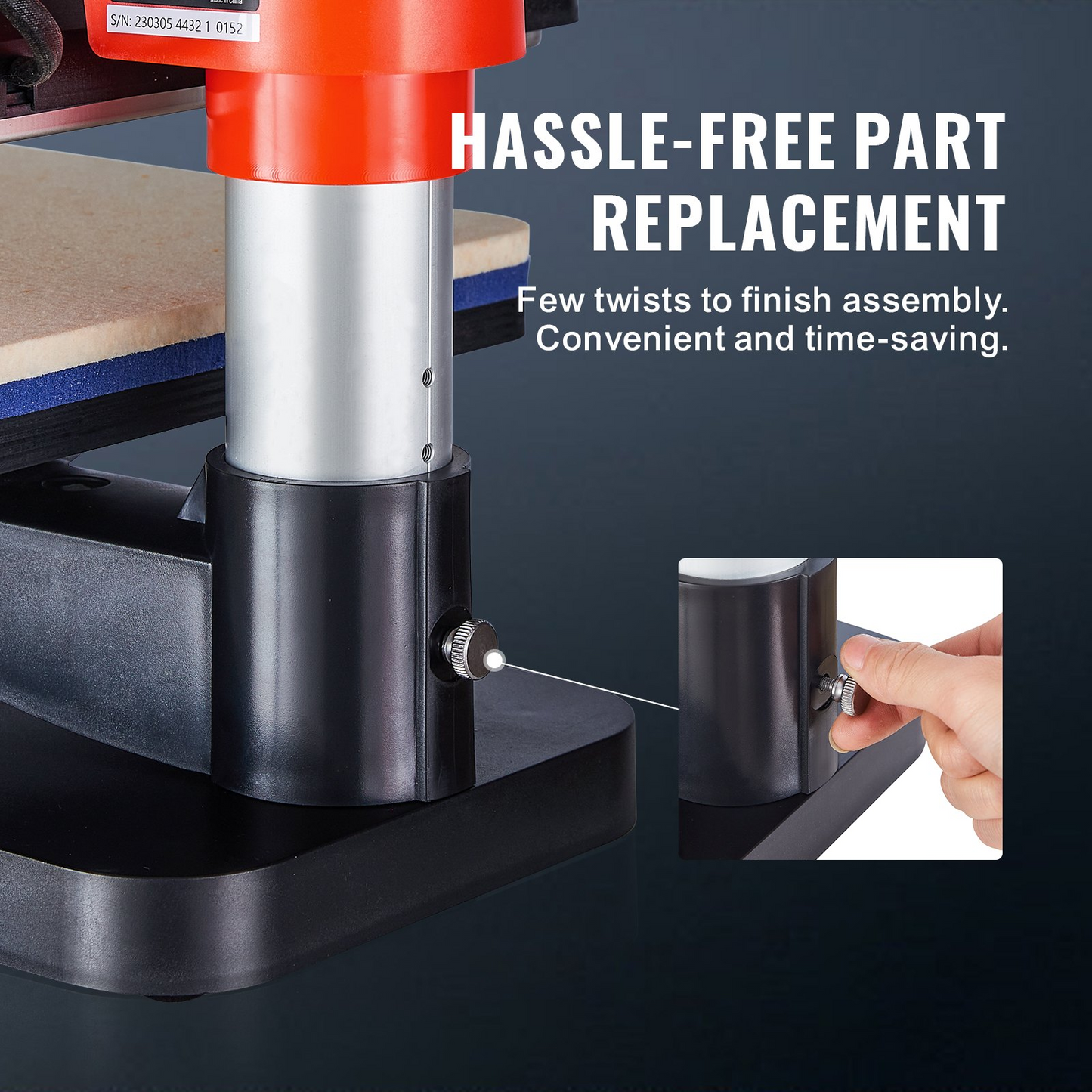 VEVOR Heat Press Machine - 8 in 1 Heat Press Sublimation Machine for DIY T-Shirts/Hats/Mugs/Heat Transfer Projects, 12x15 Multifunction Swing Away Heat Press with 360° Rotation/Mica Heating/Knob-style