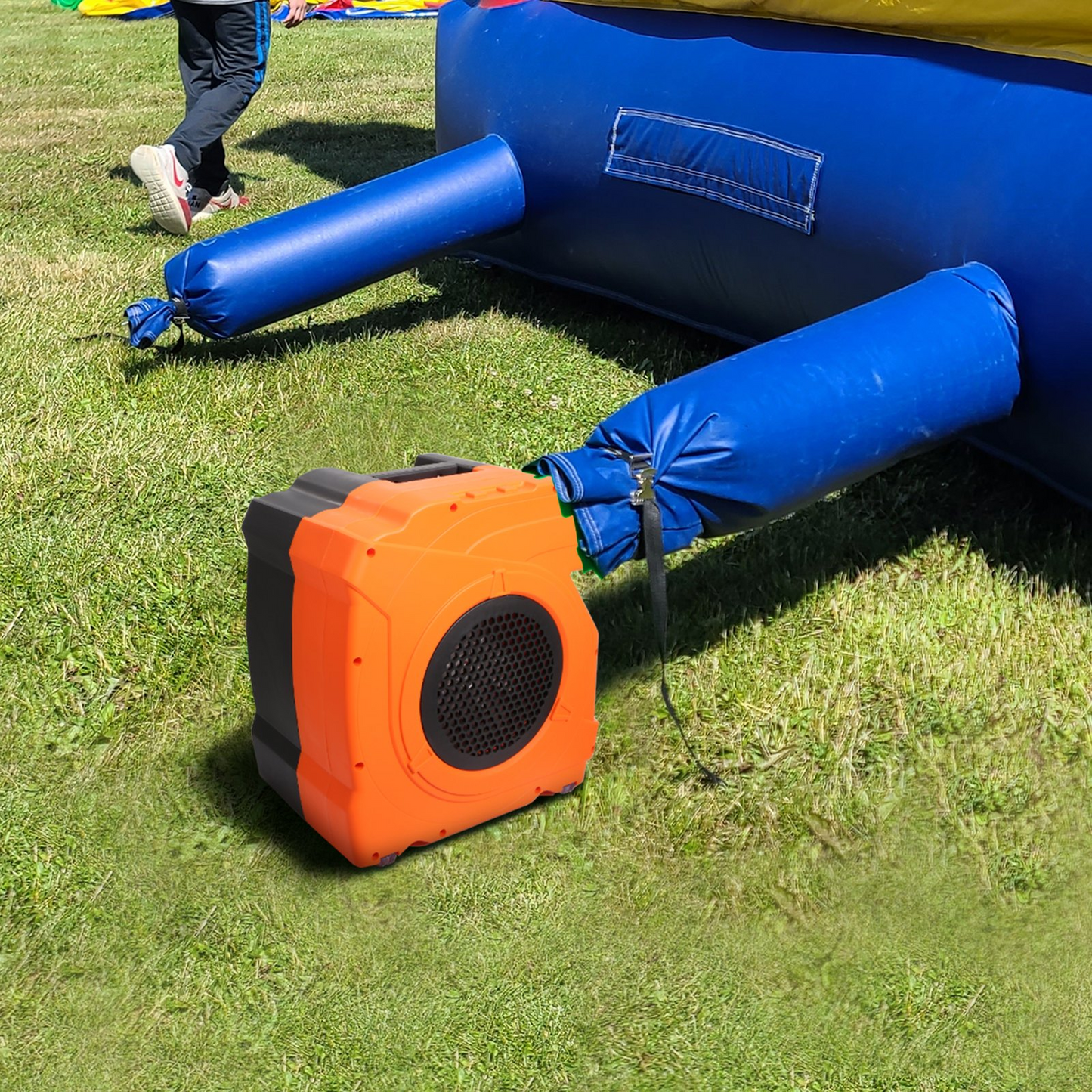 VEVOR Inflatable Blower, 1500W, 2 & 2.1 HP Bounce House Blower, Pump Commercial Air Blower for Inflatables, 3100 RPM Bouncy Castle Electric Fan Perfect for Bounce House, Waterslides, UL Listed
