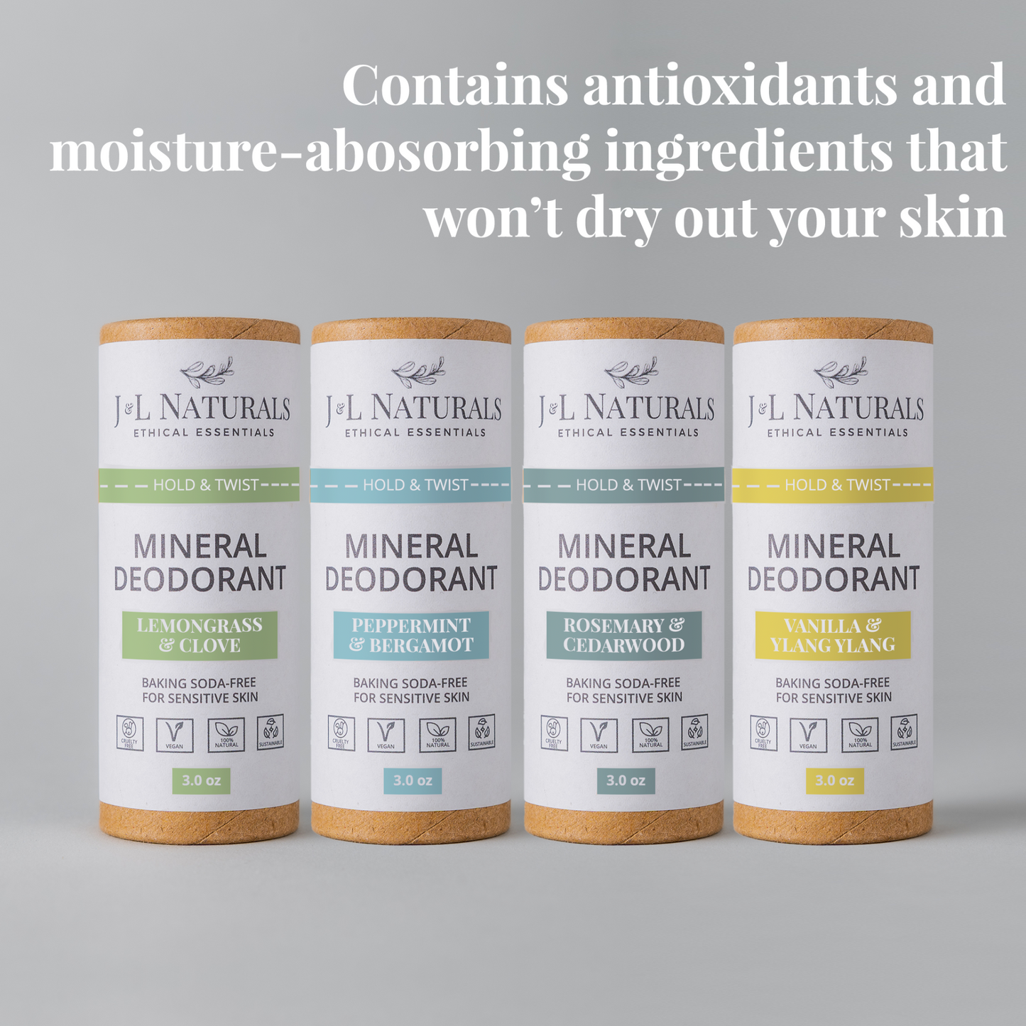 Mineral (Baking Soda-Free) Deodorant Bundle ($56 Value)