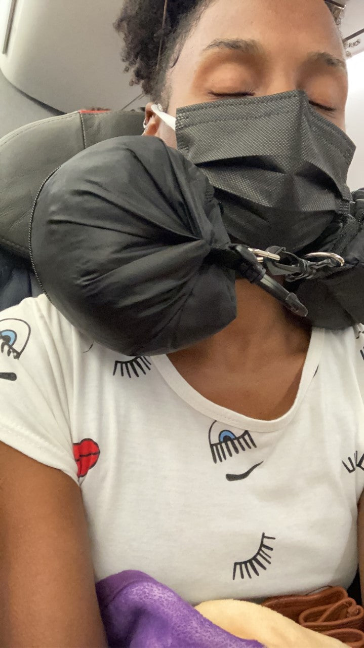 the tube ~ the only travel pillow you stuff with clothes